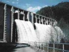The Seymour Falls dam is one of several in Vancouver's North Shore mountains that are being upgraded to withstand an earthquake and ensure the water supply. Klohn-Crippen and Acres International are consulting engineers.