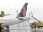 De-icing can be done on up to six planes at a time.