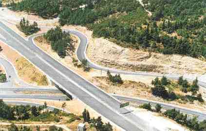 Egnatia Highway in Greece.