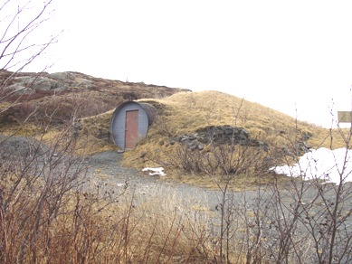 Structure on Signal Hill, St. John's.  Photo courtesy Don Parsons, Parks Canada