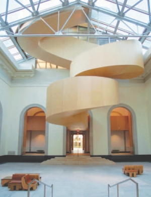 Inside the Art Gallery of Ontario. H.H. Angus engineered the systems for the original building in the 1920s and during its recent renovations.
