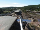 Road washed out in Amherst Cove.  Photographer Chad Fisher, Rutter Engineering.