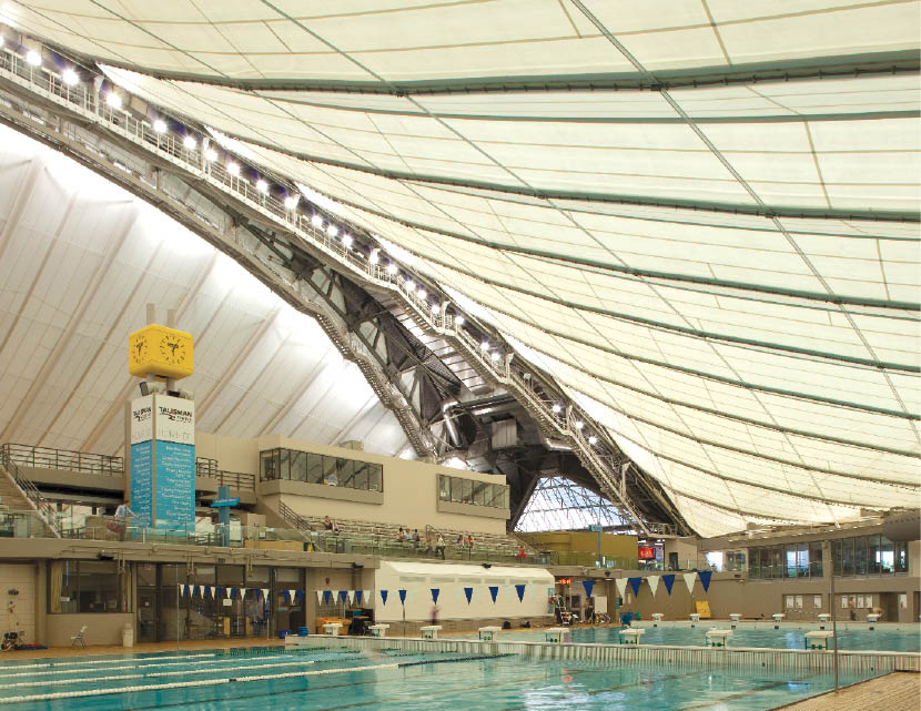 Inside the renovated Talisman Centre. Photo courtesy Williams Engineering