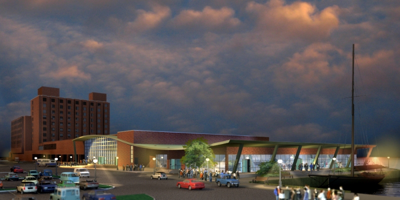 Artist's rendering of new Prince Edward Island Convention Centre.