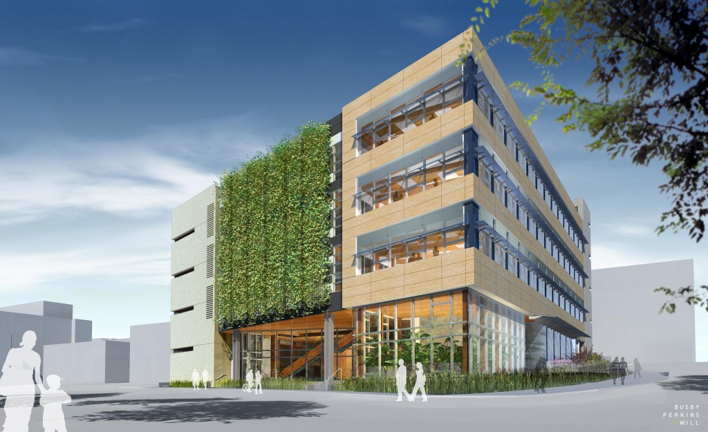 Centre for Interactive Research on Sustainability (CIRS) building, due to open in November at the University of British Columbia. The Canadian project was highlighted at the Greenbuild Conference in Toronto.  Image courtesy UBC.