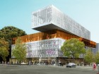Architectural rendering of Halifax Central Library. (Fowler Bauld & Mitchell Architects)