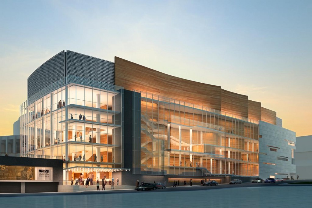 Montreal's new concert hall opened in September.  Image courtesy DSAI.