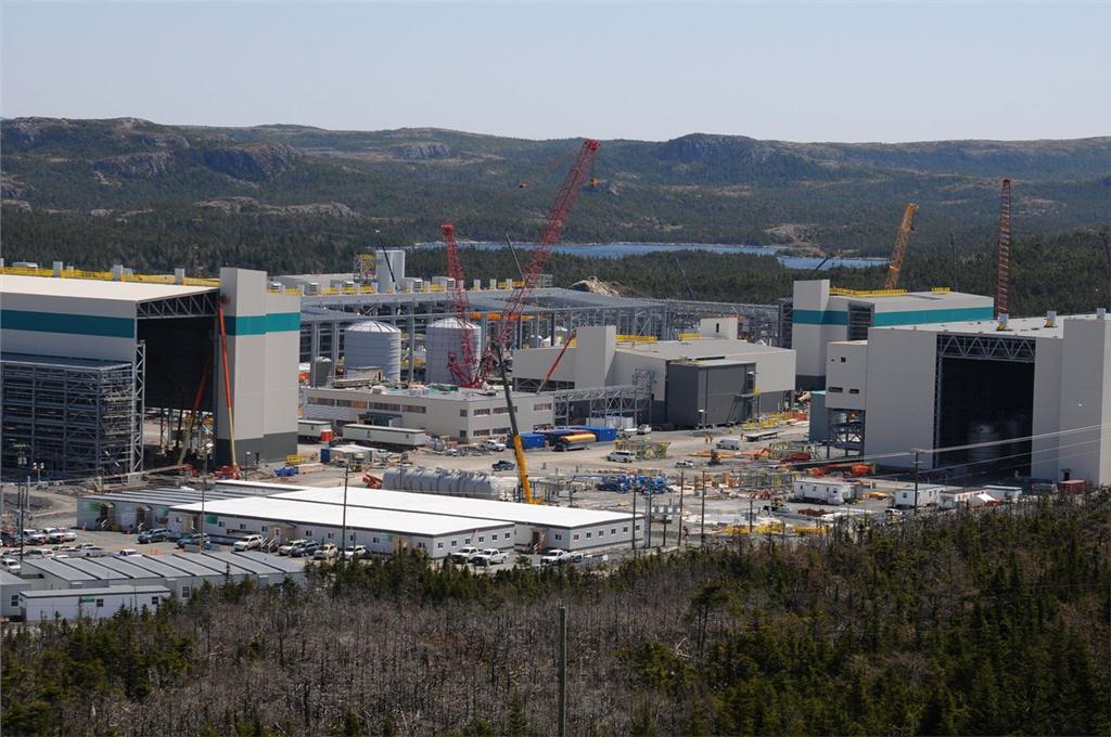 Vale's nickel processing plant and support infrastructure in Long Harbour, Newfoundland.