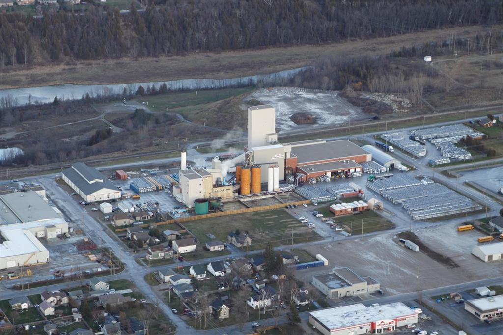 The Sifto evaporator plant following reconstruction. Image by Evans Media, courtesy of Sifto Canada Corp.