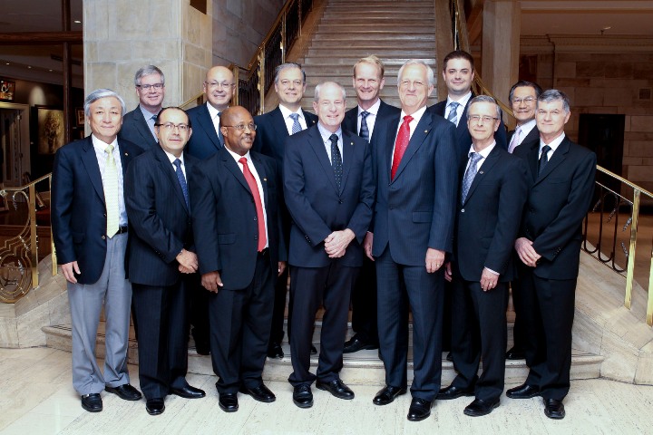 ACEC Chair, Murray Thompson with the FIDIC Executive Committee.  Photo: ACEC