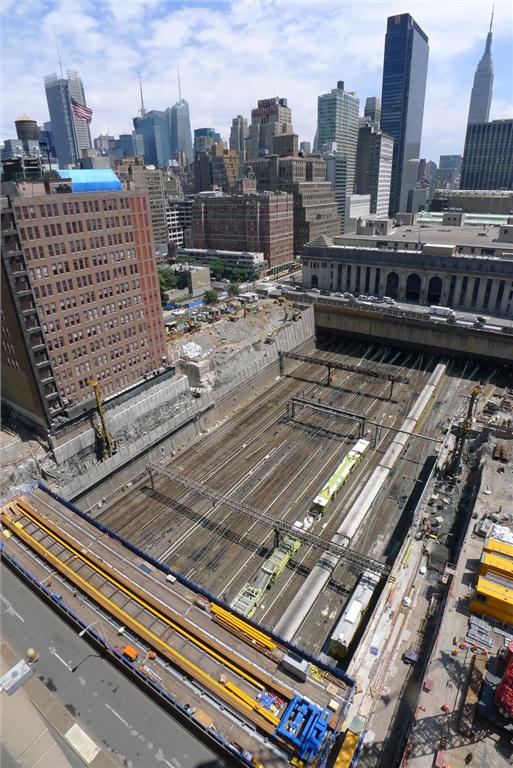 Entuitive of Toronto is designing the Manhattan West Platform, a structure over busy commuter rail lines in New York.