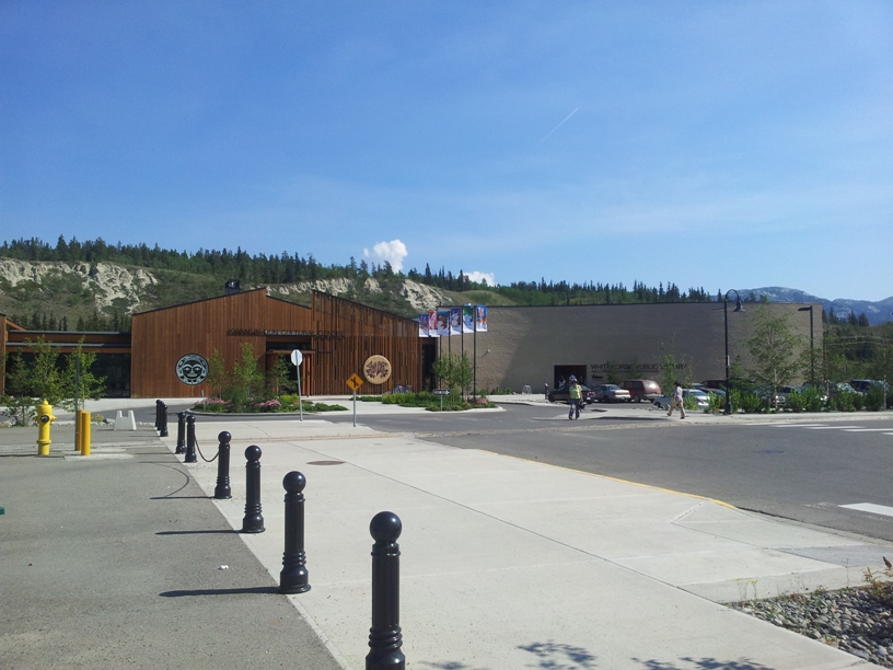 Kwanlin Dn Cultural Centre and Whitehorse Public Library, Yukon. Photo courtesy Government of Yukon.
