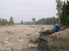 Hazelton Creek following the Mount Polley Mine spill in B.C. in early August. Photo from Mining Watch/Chris Blake.