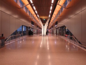 UP Express train platform at Pearson International Airport. Photo: CCE/BP.