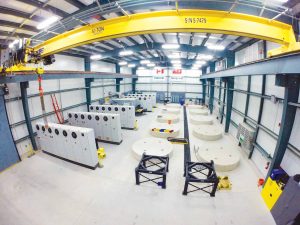 Inside the NRStor Minto Flywheel Project building. Image: NRStor.