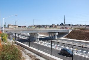 Derry Road/CN Grade Separation project, Milton, Ontario. Image: Ontario Concrete Awards.