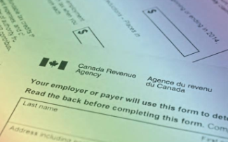 Canadian tax form