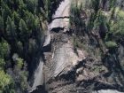 West Fraser Road flood damage.