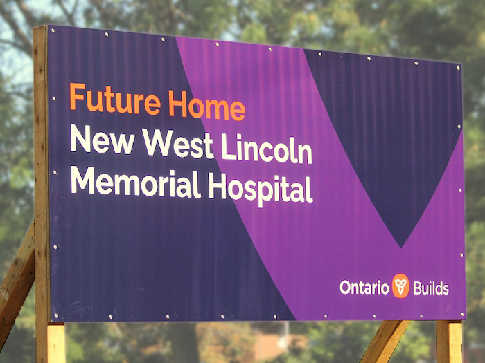 Sign for West Lincoln Memorial Hospital