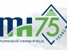 Morrison Hershfield 75th anniversary logo