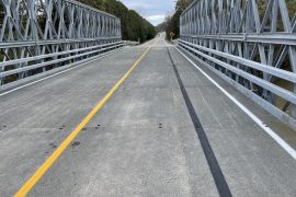 Acrow modular steel bridge