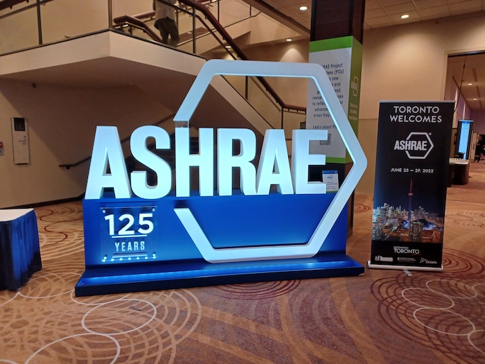 ASHRAE conference sign