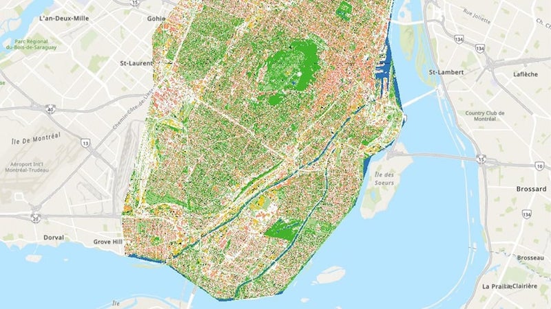 Montreal sponge map