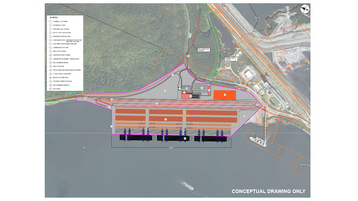 Port of Prince Rupert - second terminal rendering