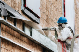 Spray foam application