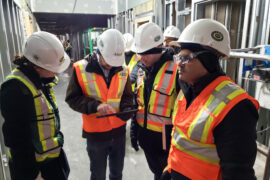 Arup crew at Calgary Cancer Centre
