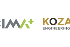 CIMA+ and Kozar Engineering logos