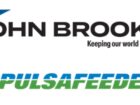 John Brooks and Pulsafeeder logos